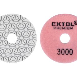 kotouč diamantový leštící na obklady, O100mm, P3000, suchý zip