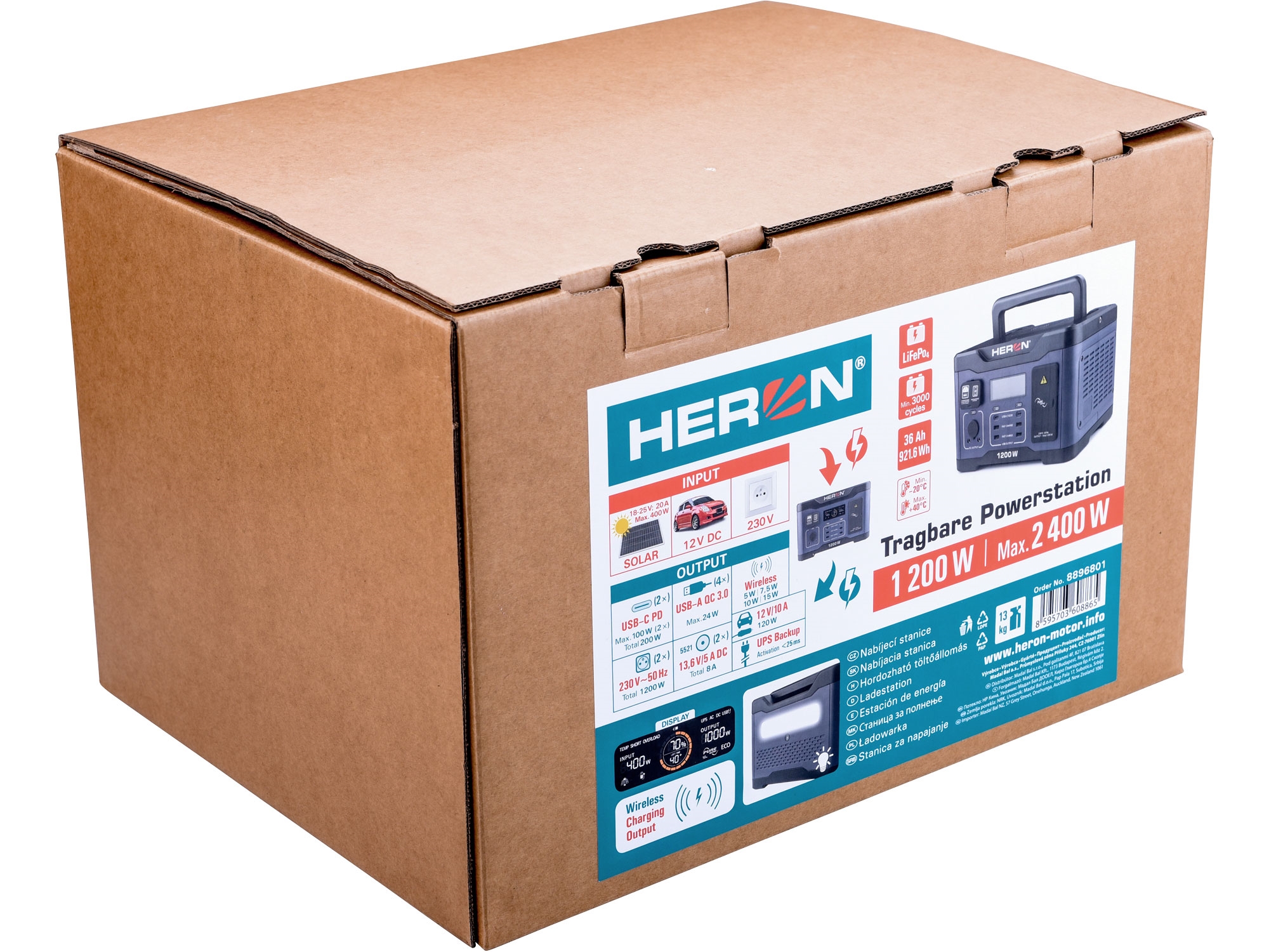 stanice nabíjecí, 1200W, 921Wh - Obrázek 11