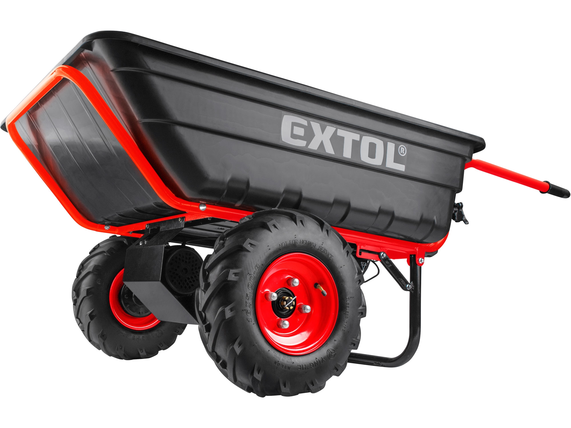 dvoukolák nákladní s převodovkou aku, 400kg, 225l, 40V Li-ion, 6Ah - Obrázek 16