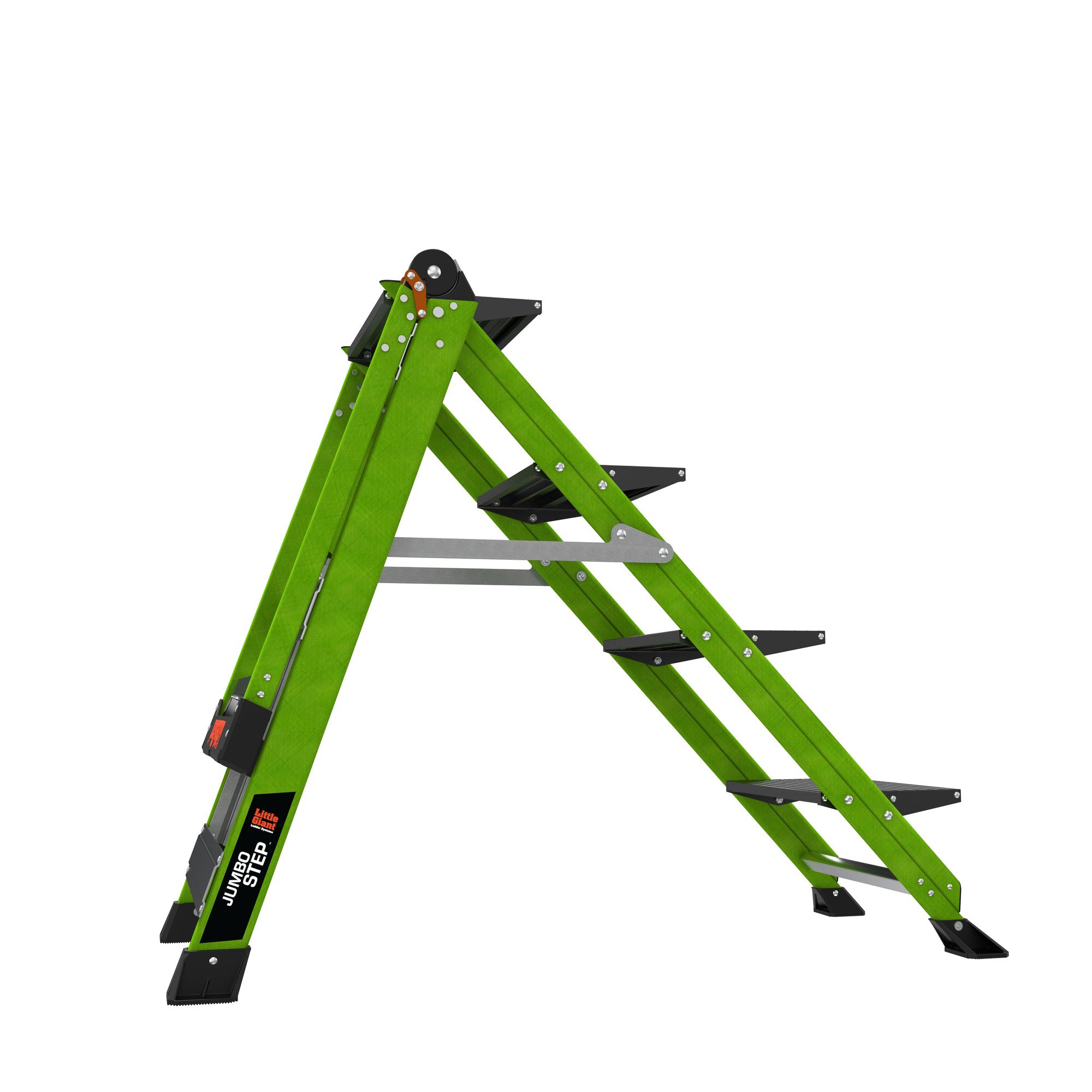 Profesionální nevodivé schůdky Jumbo Step 4 Fiberglass, 4 schůdky, výška stání 89 cm - Obrázek 13
