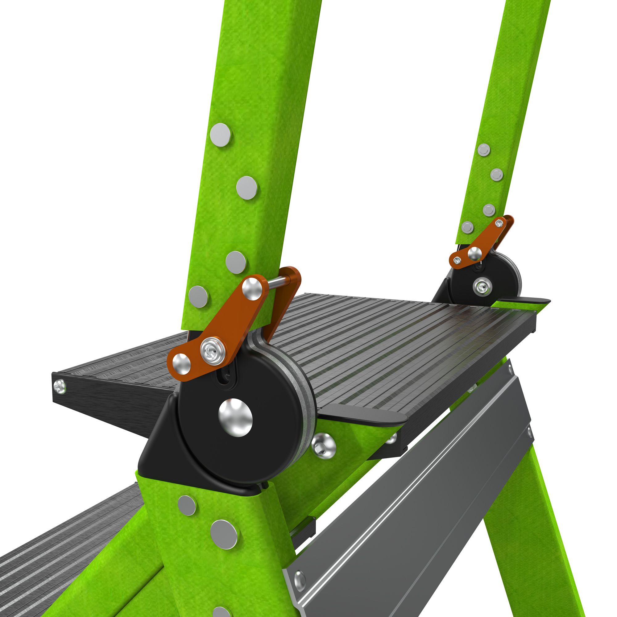 Profesionální nevodivé schůdky Jumbo Step 4 Fiberglass, 4 schůdky, výška stání 89 cm - Obrázek 22