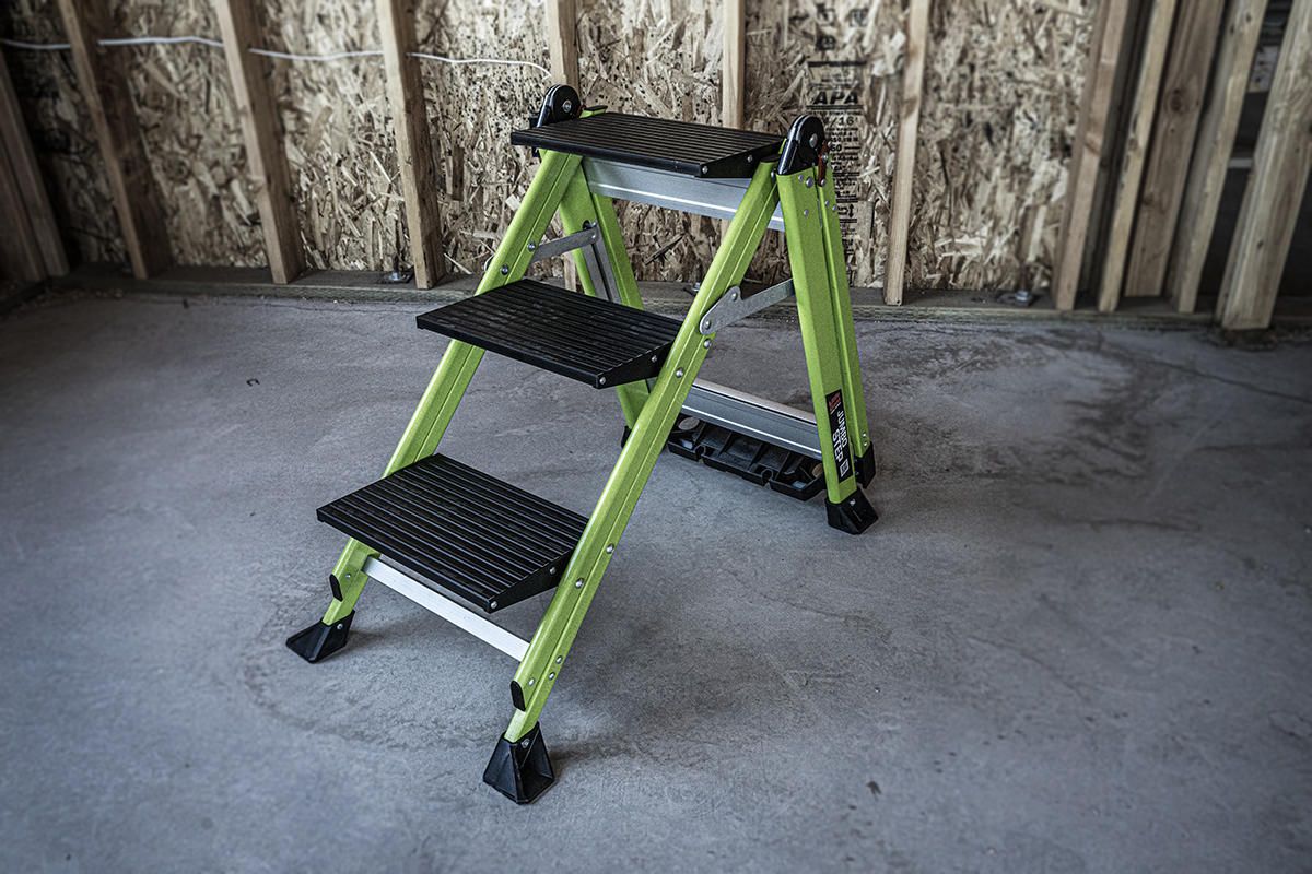 Profesionální nevodivé schůdky Jumbo Step 4 Fiberglass, 4 schůdky, výška stání 89 cm - Obrázek 31
