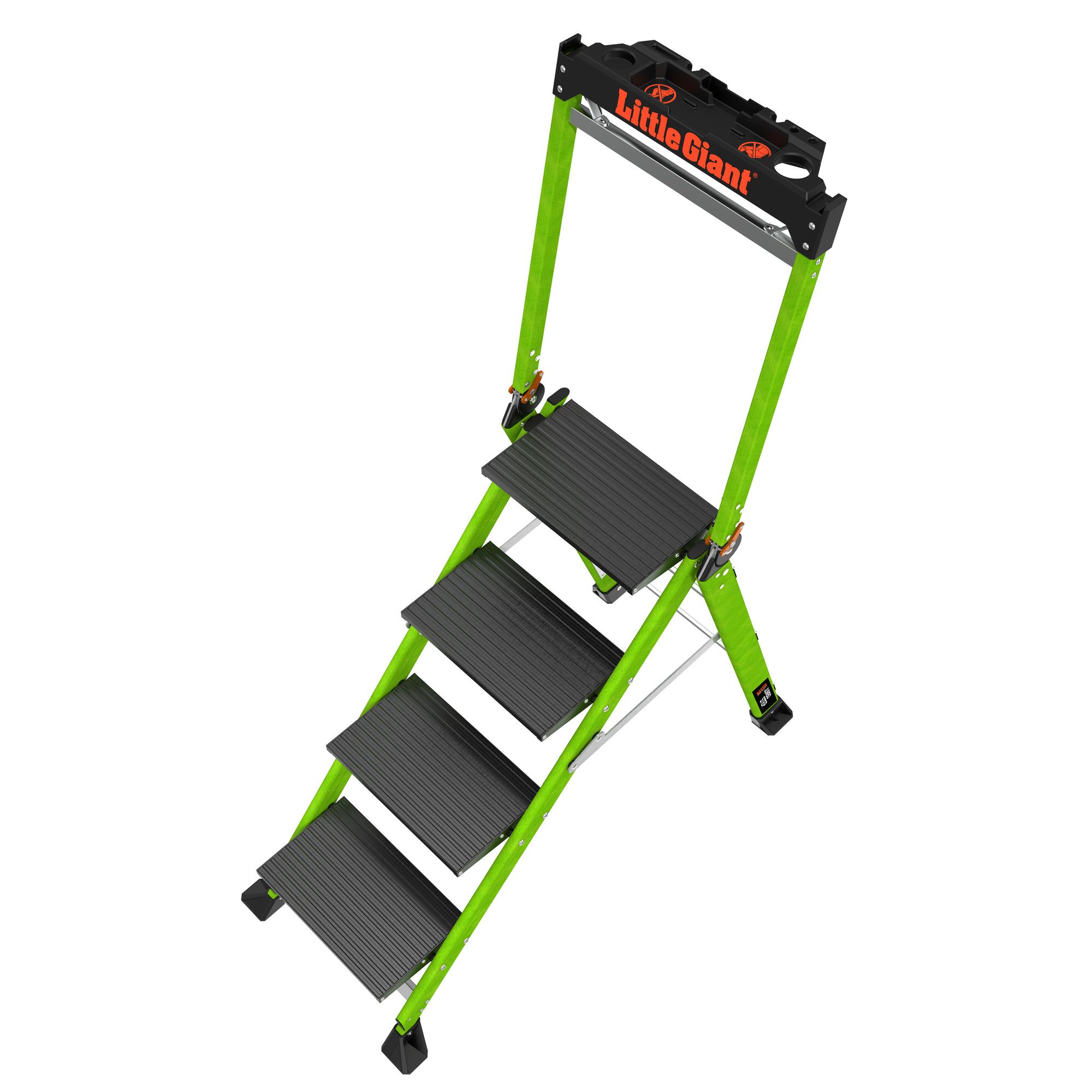 Profesionální nevodivé schůdky Jumbo Step 4 Fiberglass, 4 schůdky, výška stání 89 cm - Obrázek 6