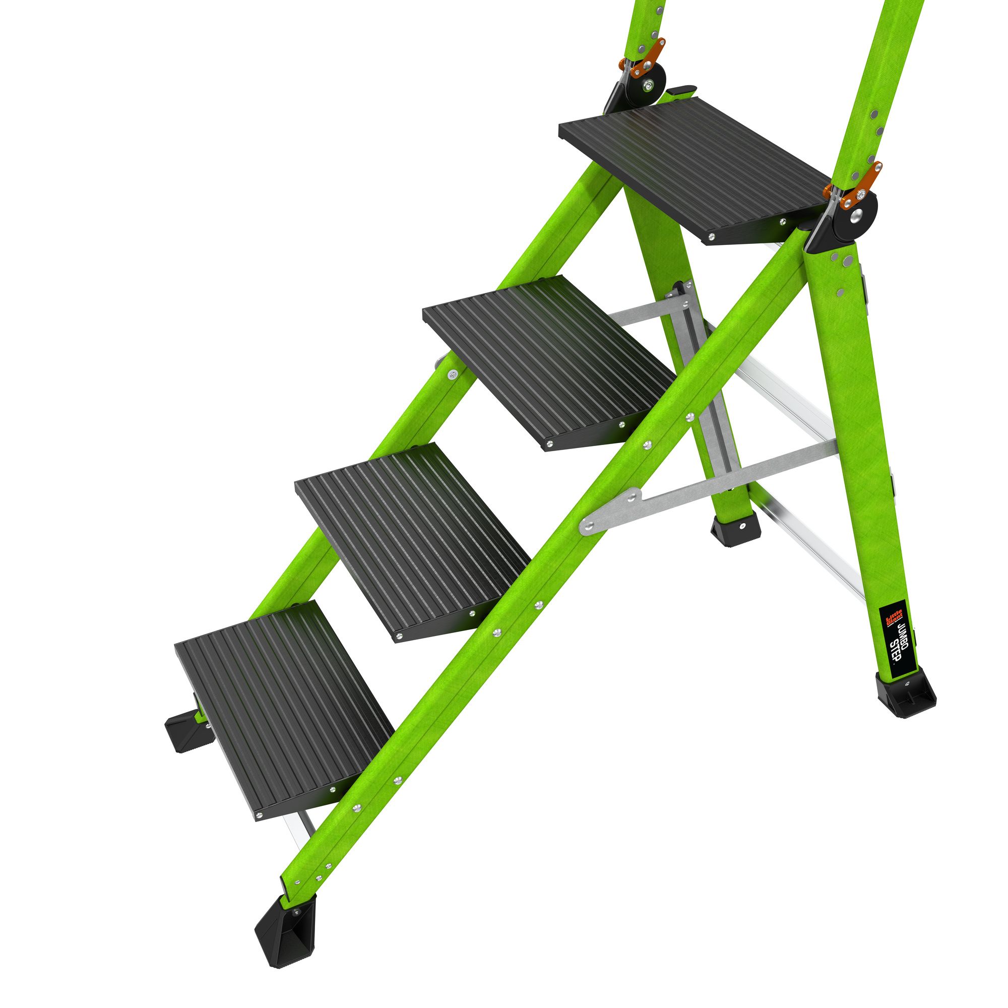 Profesionální nevodivé schůdky Jumbo Step 4 Fiberglass, 4 schůdky, výška stání 89 cm - Obrázek 7