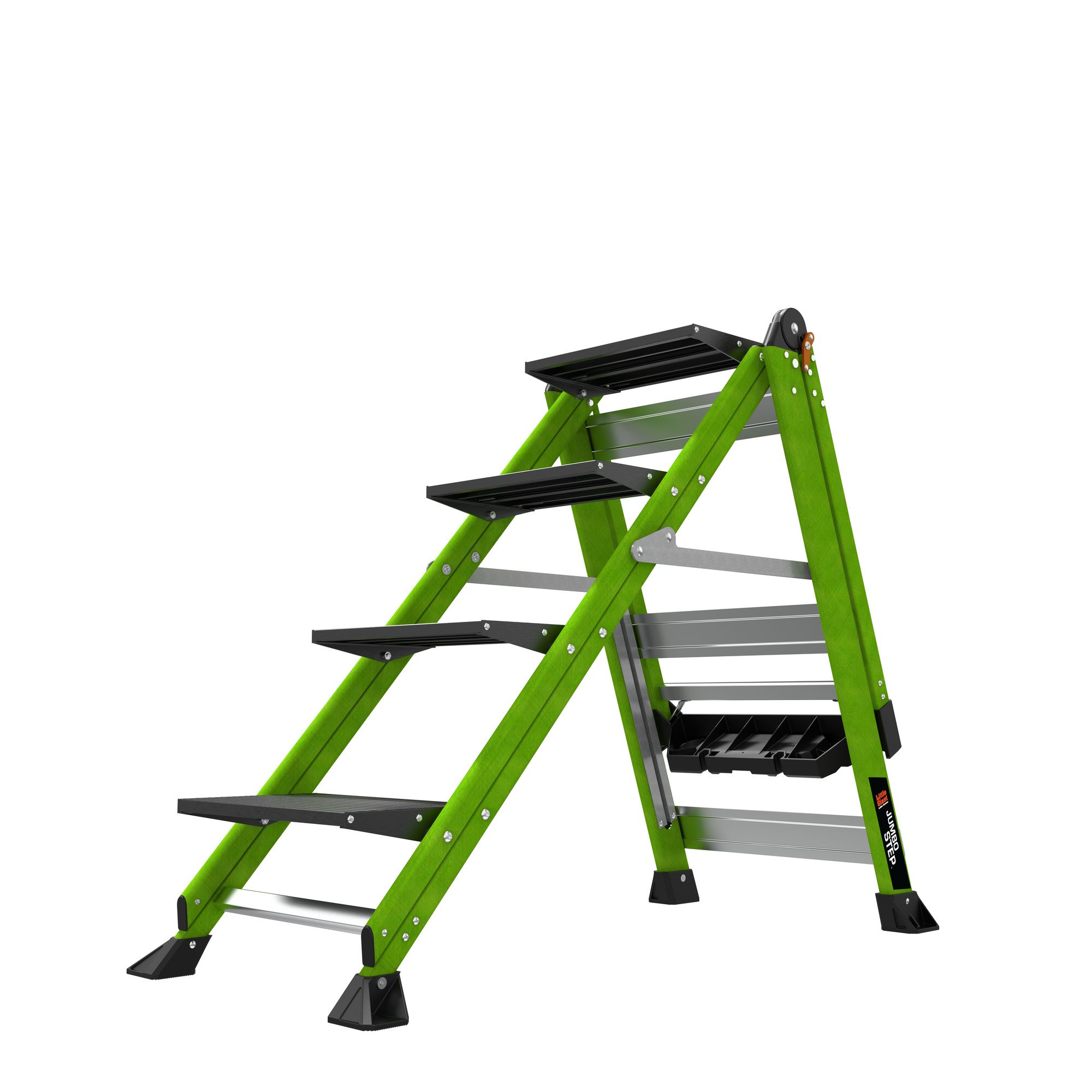 Profesionální nevodivé schůdky Jumbo Step 4 Fiberglass, 4 schůdky, výška stání 89 cm - Obrázek 10
