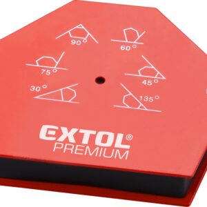 POŠK. OBAL magnet-úhelník svařovací, 30°-45°-60°-75°-90°-135°, nosnost do 22kg