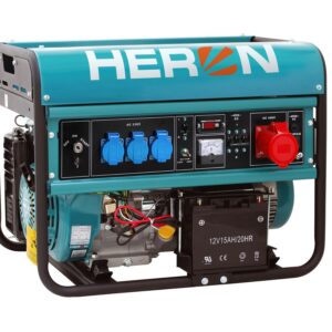 ZRUŠENO! Nahrazeno výrobkem 8896420, elektrocentrála benzínová 15HP/6,8kW (400V) 5,5kW (230V), elektrický start