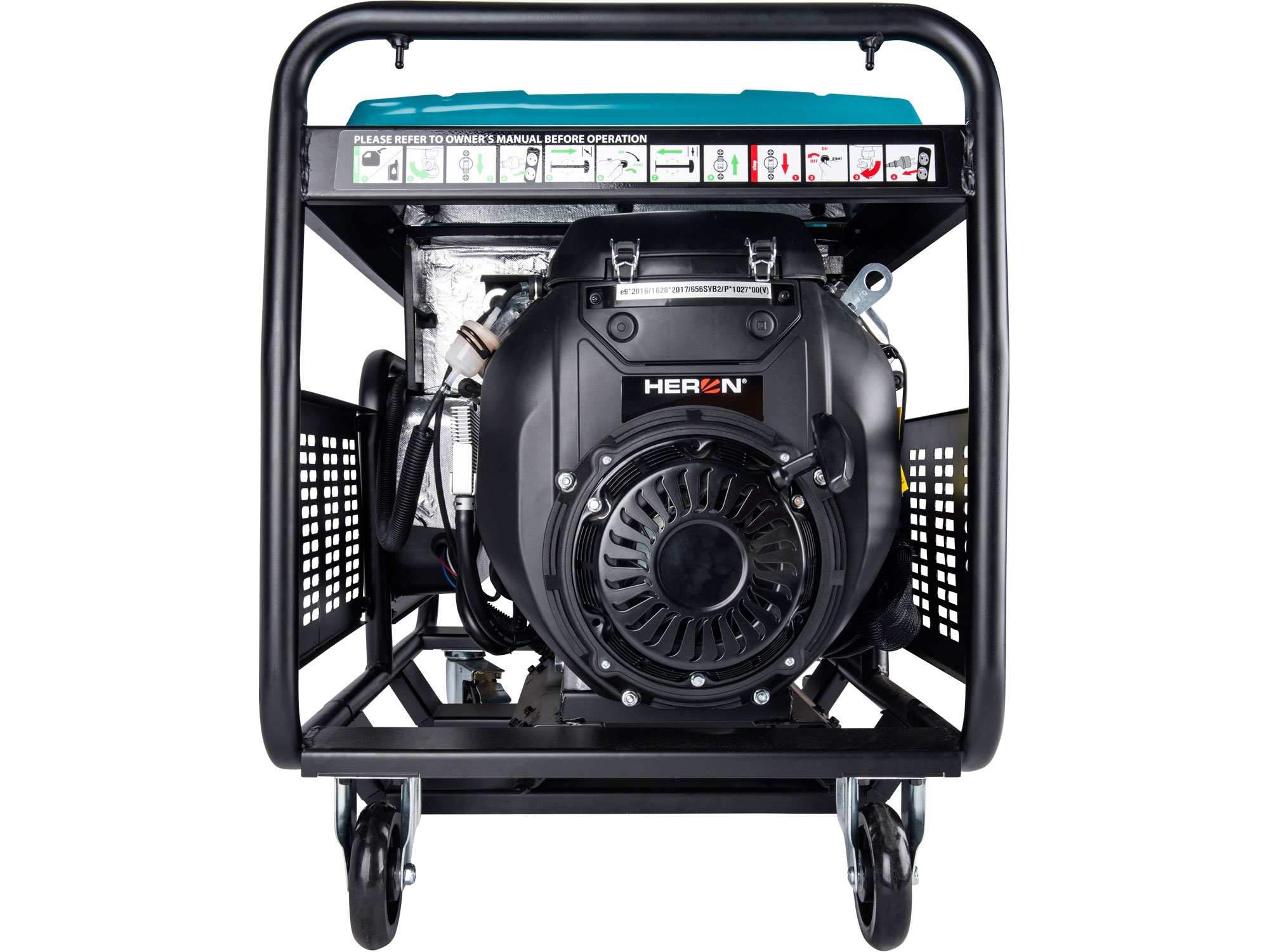ZRUŠENO! Nahrazeno výrobkem 8896431 elektrocentrála benzínová 22HP/11kW/13,5kVA (400V), 11kW (230V), podvozek - Obrázek 5