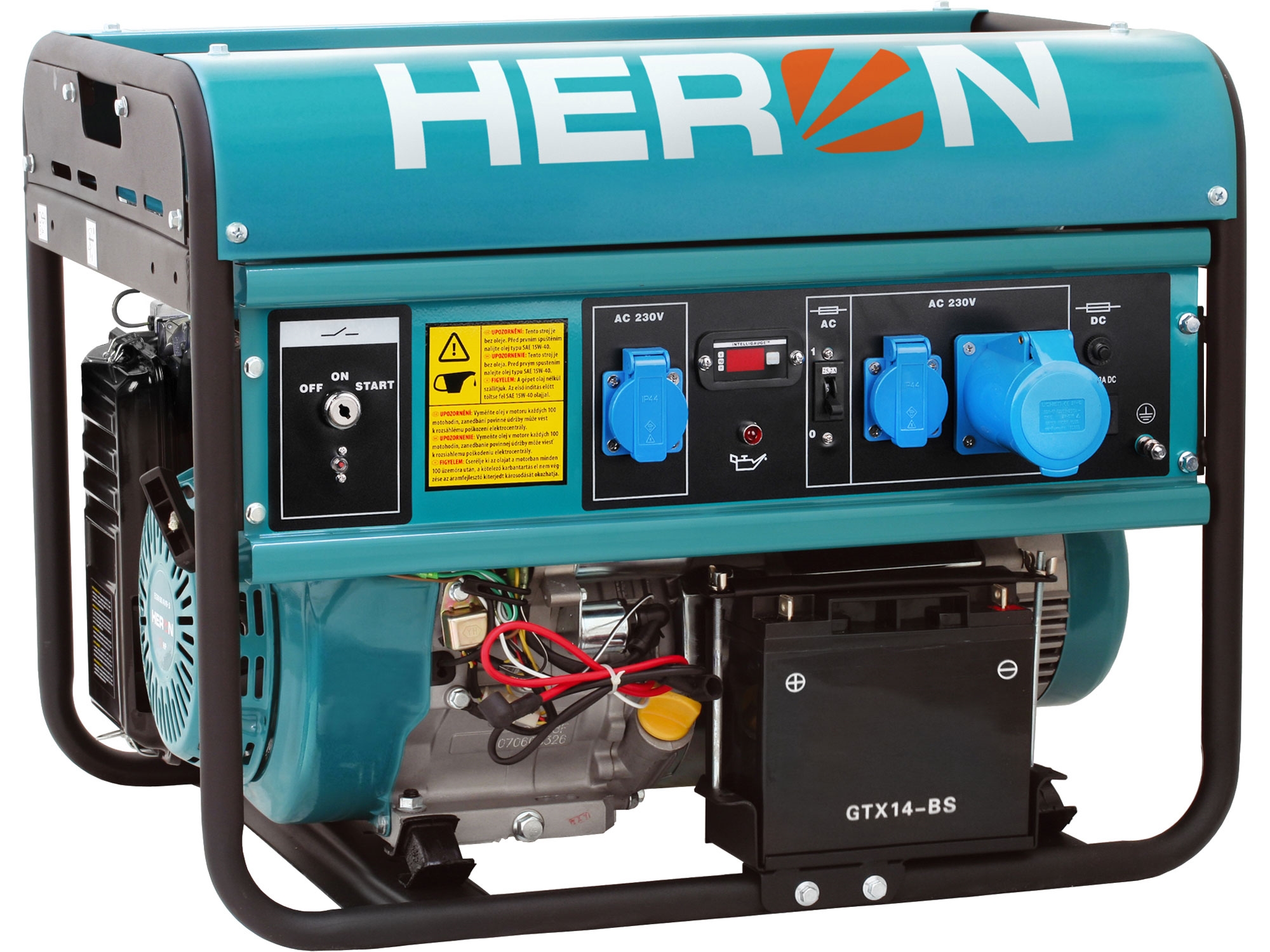 ZRUŠENO! Nahrazeno výrobkem 8896421, elektrocentrála benzínová 15HP/7kW, elektrický start