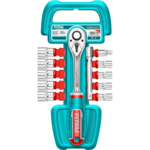 Hlavice nástrčné 1/4", sada 12ks, industrial, CrV