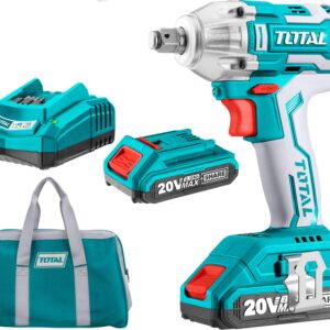 utahovák rázový AKU 1/2", brushless, 20V Li-ion (2x), 2000mAh, industrial