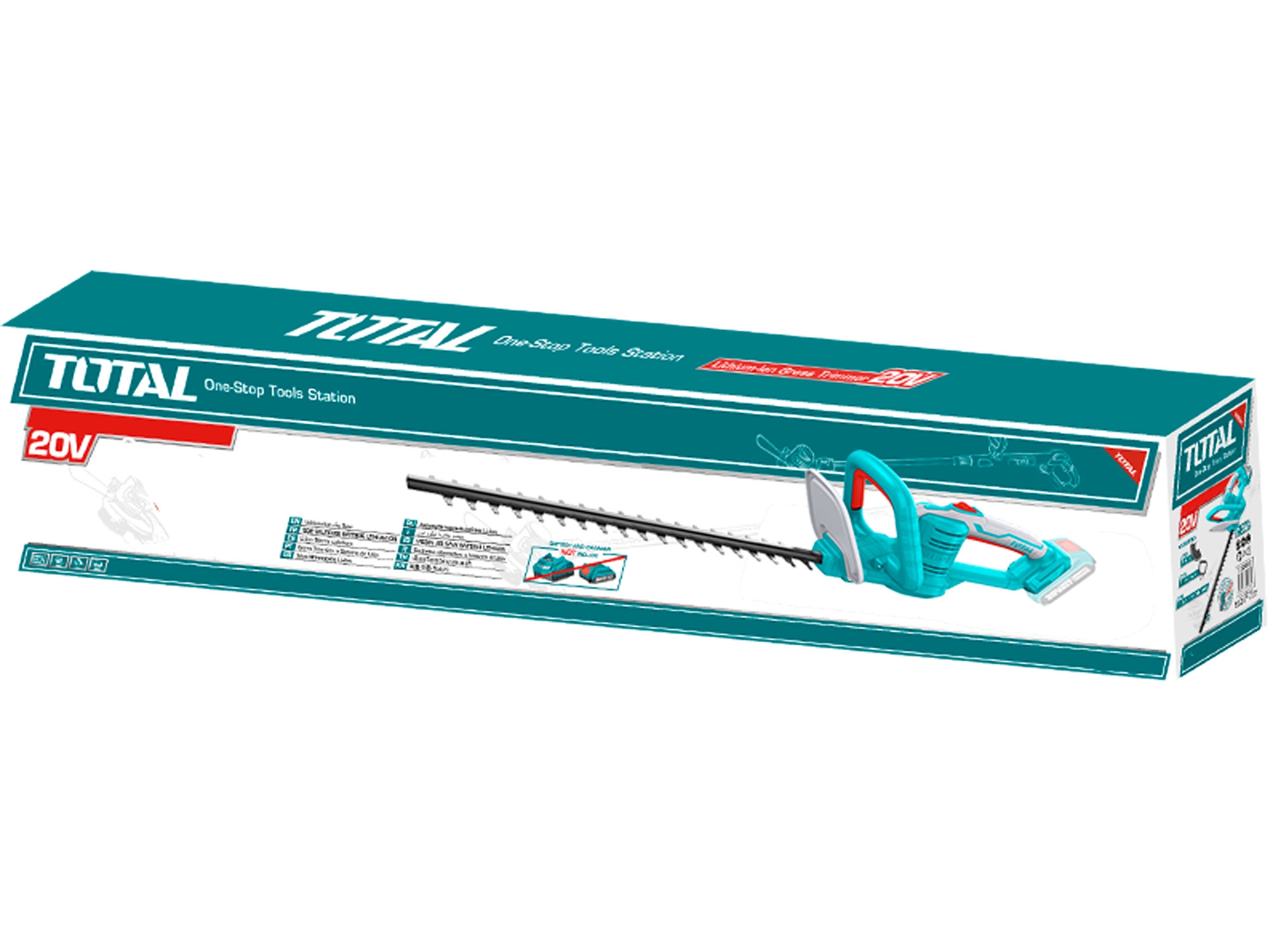 Nůžky na živé ploty AKU, 20V Li-ion, 2000mAh, 1ks baterie a 1ks nabíječky - Obrázek 3