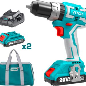 Vrtací šroubovák aku s příklepem, 20V Li-ion, brushless, 2000mAh, industrial
