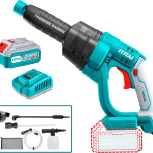 Tlaková myčka AKU 20V Li-ion, nabíječka a baterie (1x 4000mAh)