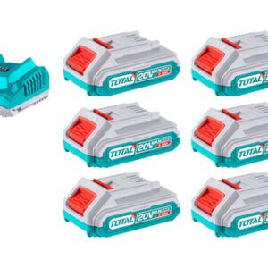 Sada baterií a nabíječky, 20V Li-ion, 2000mAh, industrial