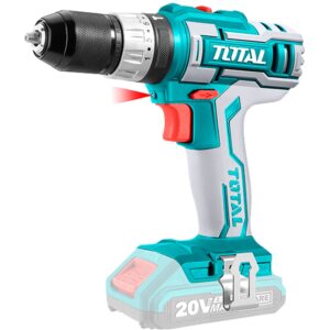 Vrtací šroubovák AKU s příklepem, 20V Li-ion (2x), 2000mAh, Sada 50ks, industrial