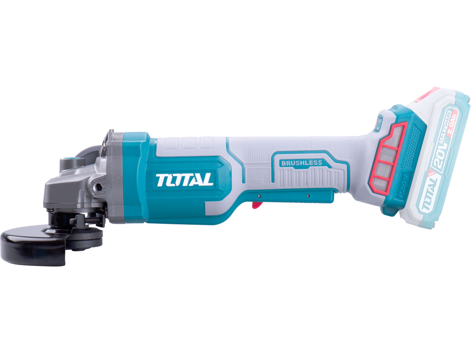 Bruska úhlová AKU, 115mm, brushless, 20V Li-ion, bez baterie a nabíječky - Obrázek 4