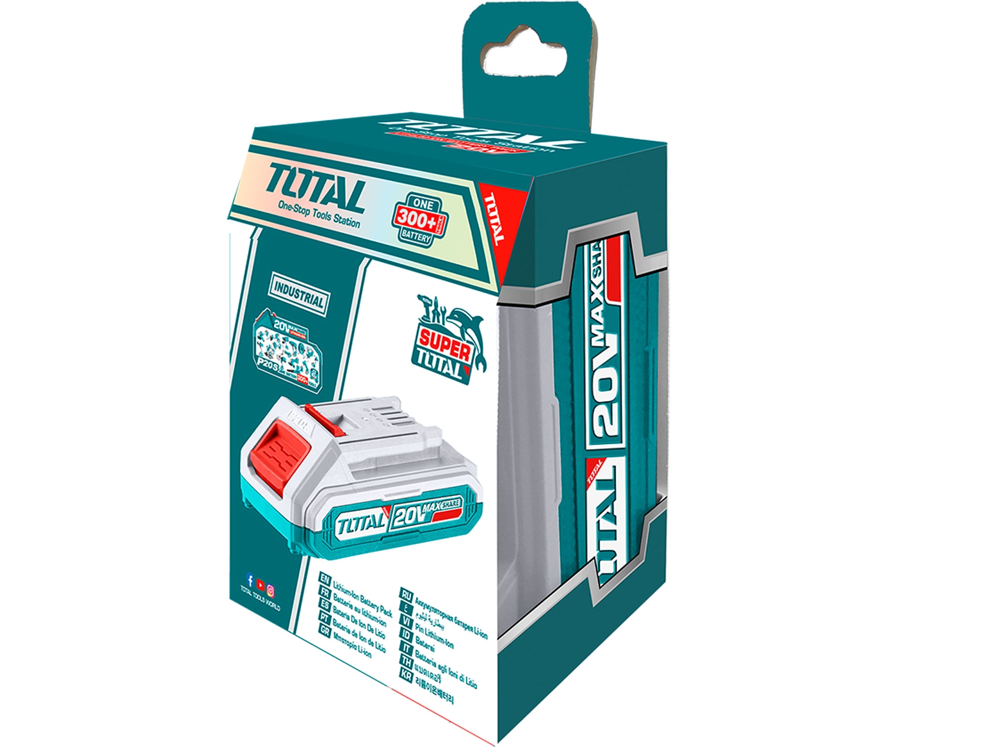 baterie akumulátorová 20V, Li-ion, 2000mAh - Obrázek 2