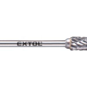 fréza karbidová, válcová s čelním ozubením, ?6x13mm, ?stopky 3mm, sek střední (double-cut)