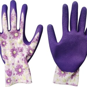 rukavice polyesterové, bezešvé, polomáčené v latexu, velikost 8"