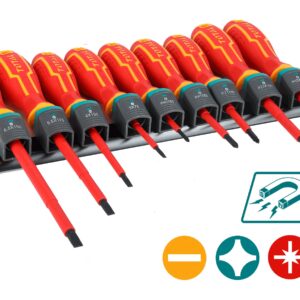 Šroubováky elektrikářské 1000V, VDE, sada 9ks, industrial