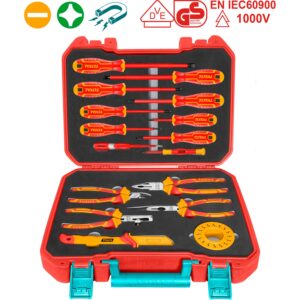 Sada elektrikářského nářadí, 16ks, 1000V, VDE