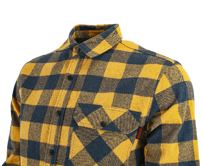 PIPPO Shirt ocher/blue - Obrázek 2