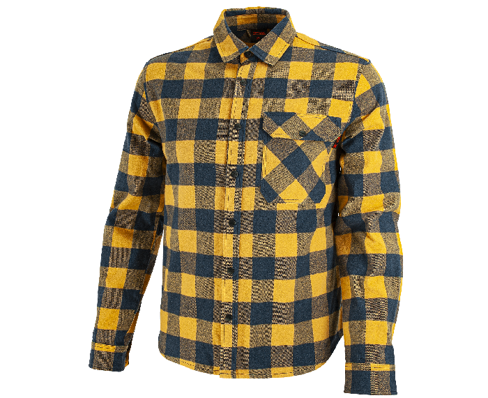 PIPPO Shirt ocher/blue