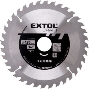 kotouč pilový s SK plátky, O 125x2,2x22,2mm, 36T
