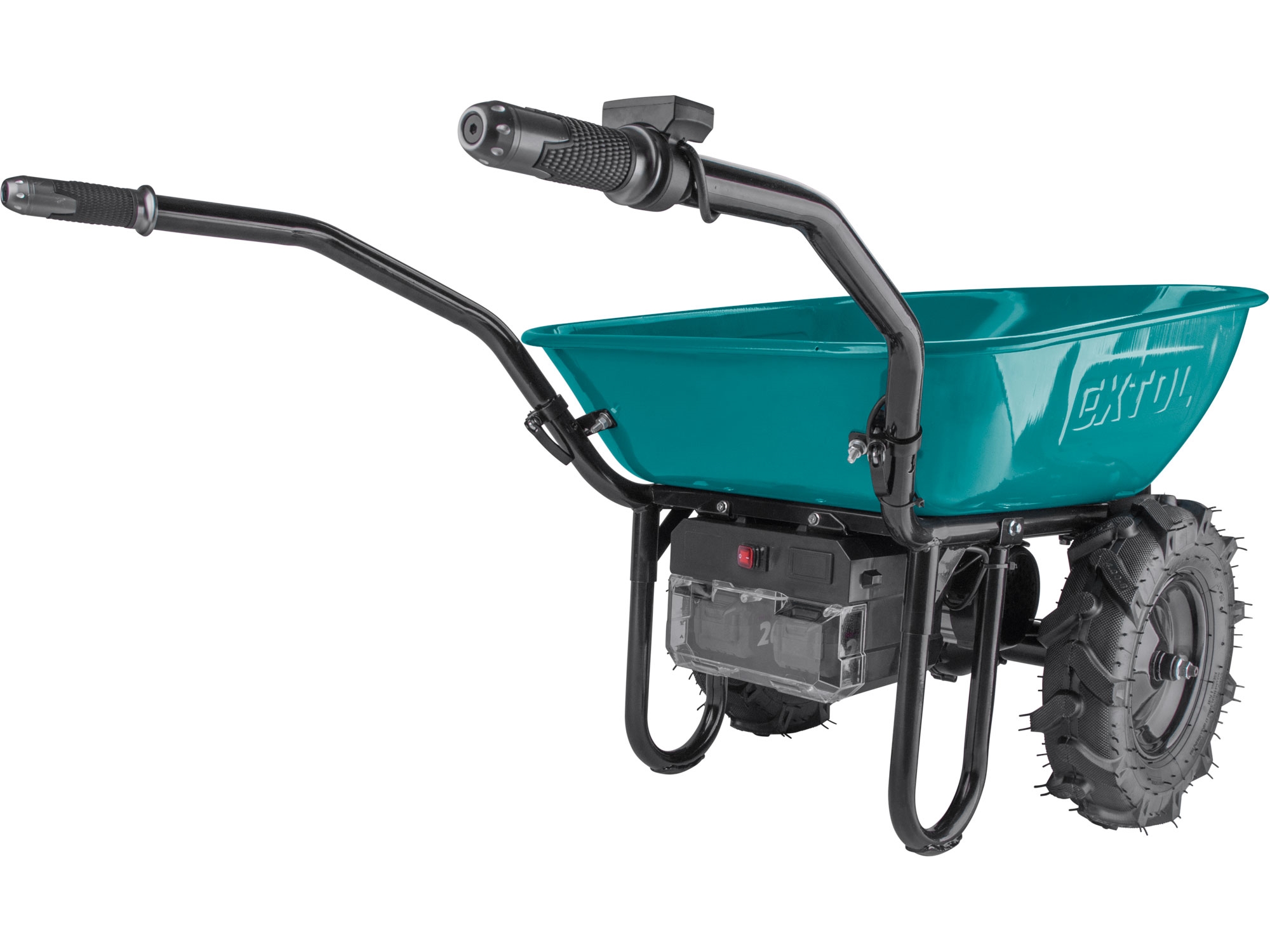 POŠK. OBAL kolečko dvoukolák s převodovkou aku SHARE20V, 260kg, 100l, bez baterie a nabíječky - Obrázek 7
