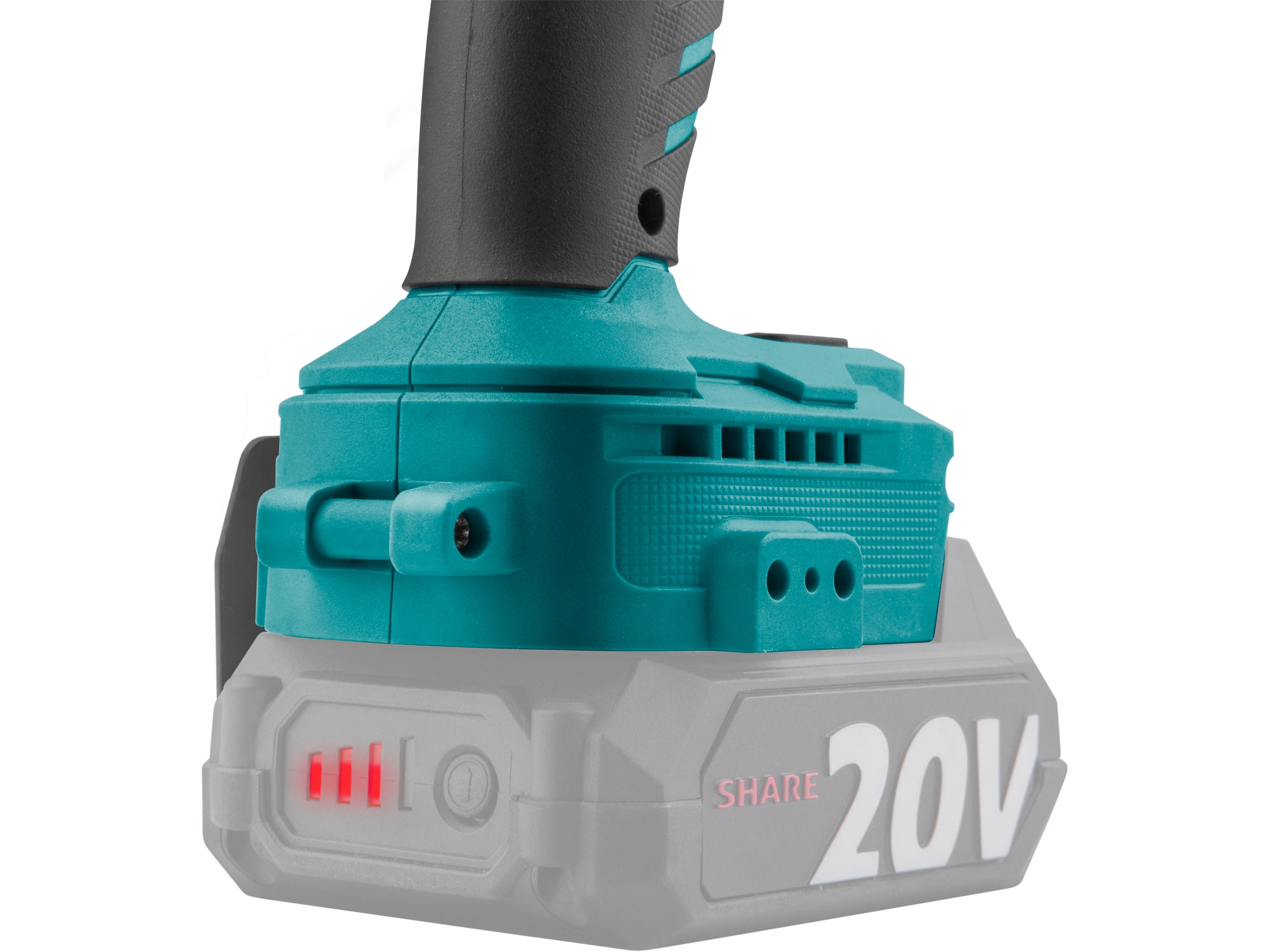 utahovák rázový 1/2" aku SHARE20V, 500Nm, BRUSHLESS, bez baterie a nabíječky - Obrázek 9