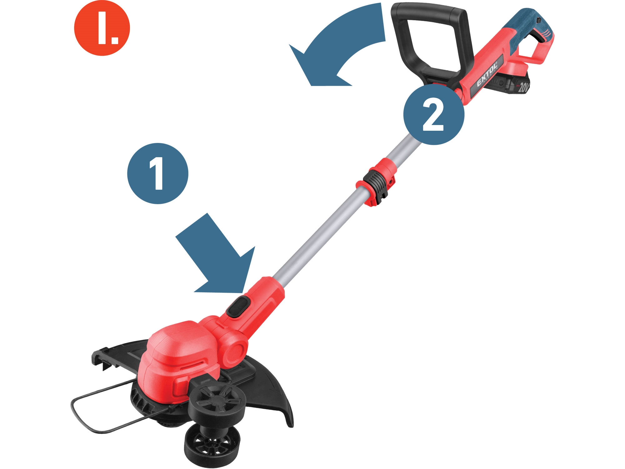 sekačka strunová aku, SHARE20V, 30cm, 2Ah - Obrázek 12