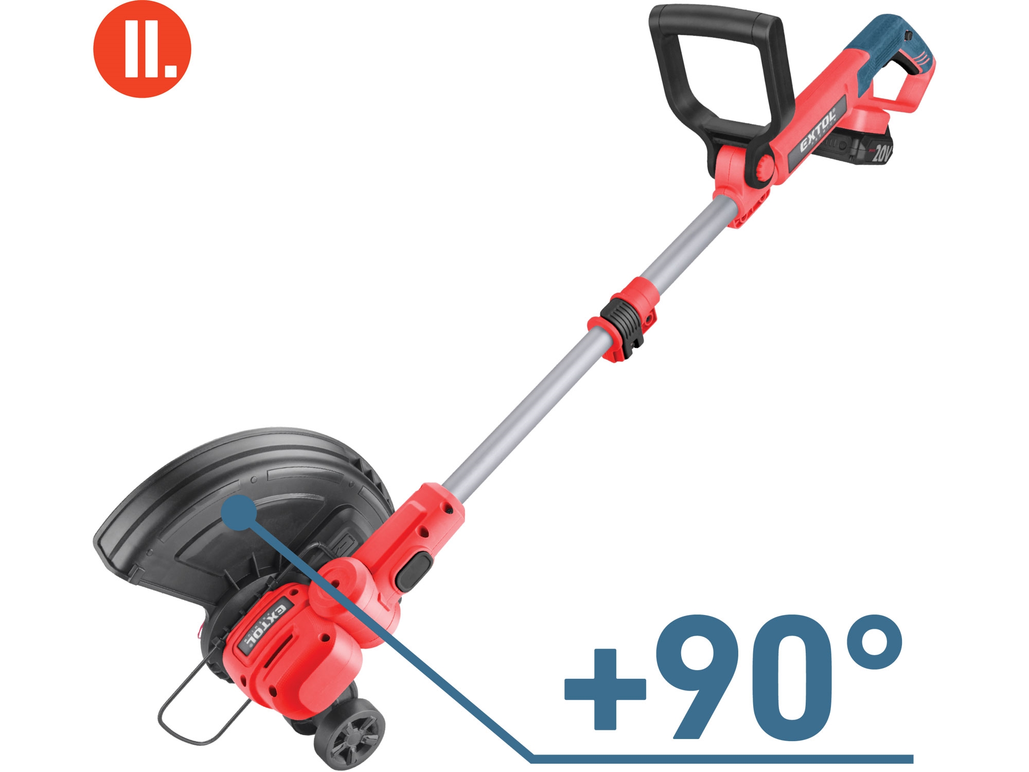 sekačka strunová aku, SHARE20V, 30cm, 2Ah - Obrázek 13