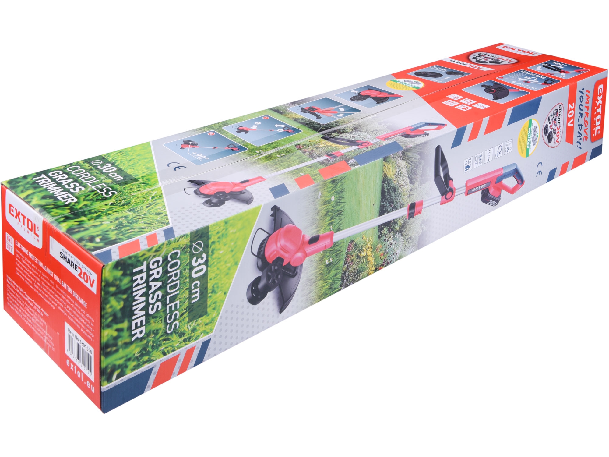 sekačka strunová aku, SHARE20V, 30cm, 2Ah - Obrázek 16