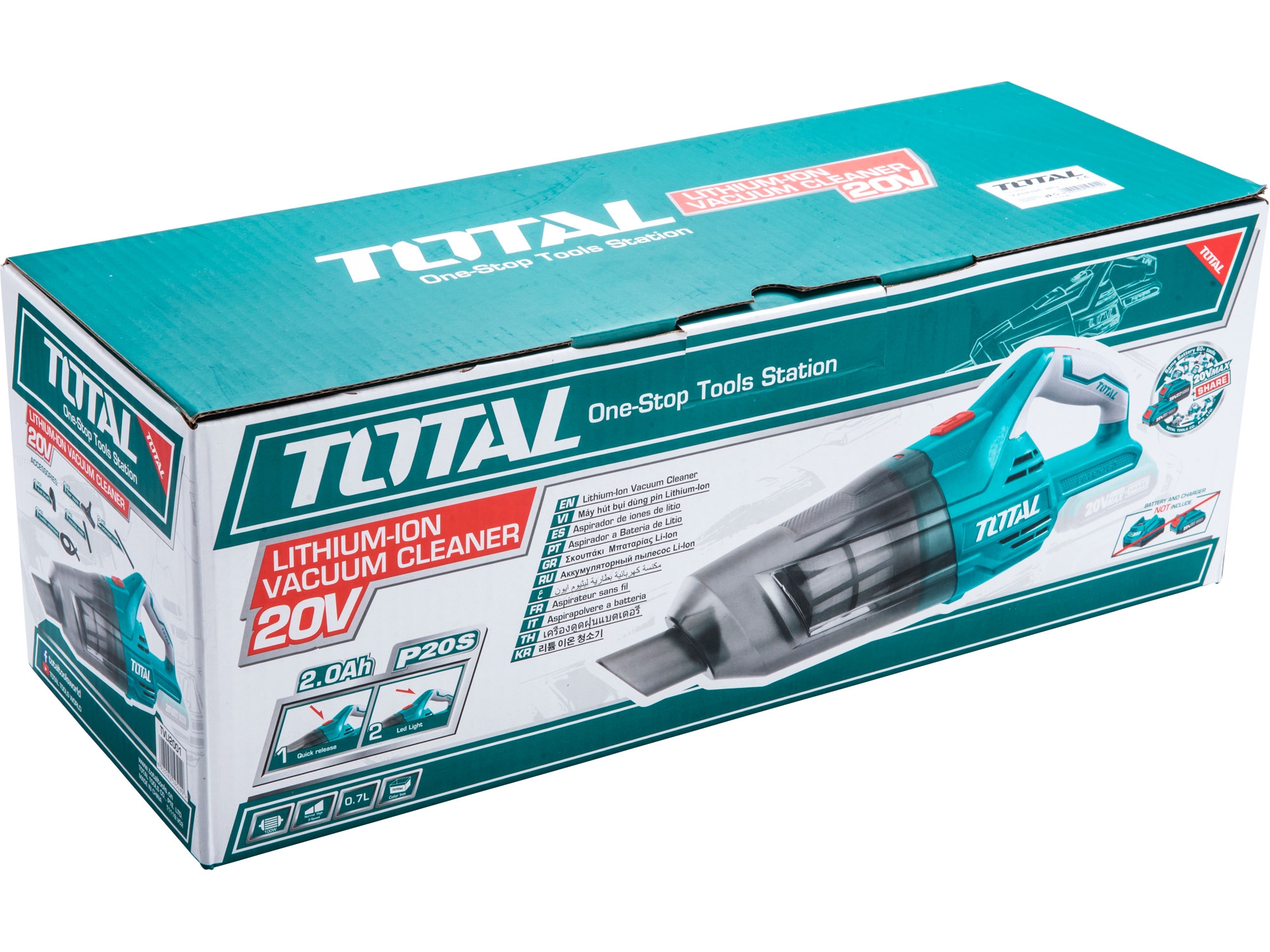 POŠK. OBAL Ruční vysavač aku, 20V Li-ion, 2000mAh, bez baterie a nabíječky - Obrázek 7