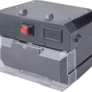 skříň na baterii s elektronikou