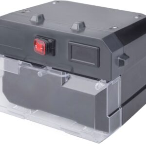 skříň na baterii s elektronikou