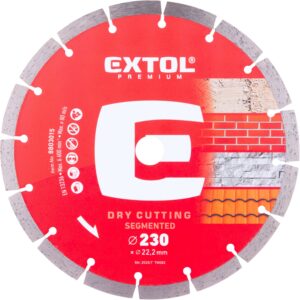 kotouč diamantový řezný segmentový - suché řezání, O 230x22,2x2,6mm