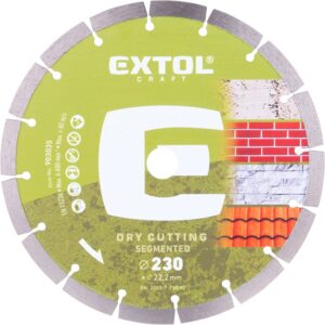 kotouč diamantový řezný segmentový - suché řezání, O 230x22,2x2,6mm