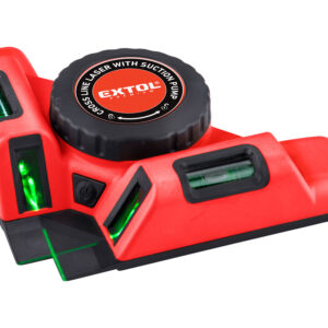 laser zelený-úhelník 90°, s elektr. přísavným modulem