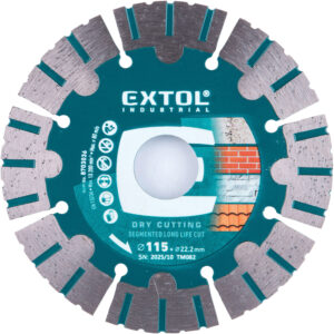 kotouč diamantový řezný segmentový Long Life Cut, suché řezání, O 115x22,2x1,8mm