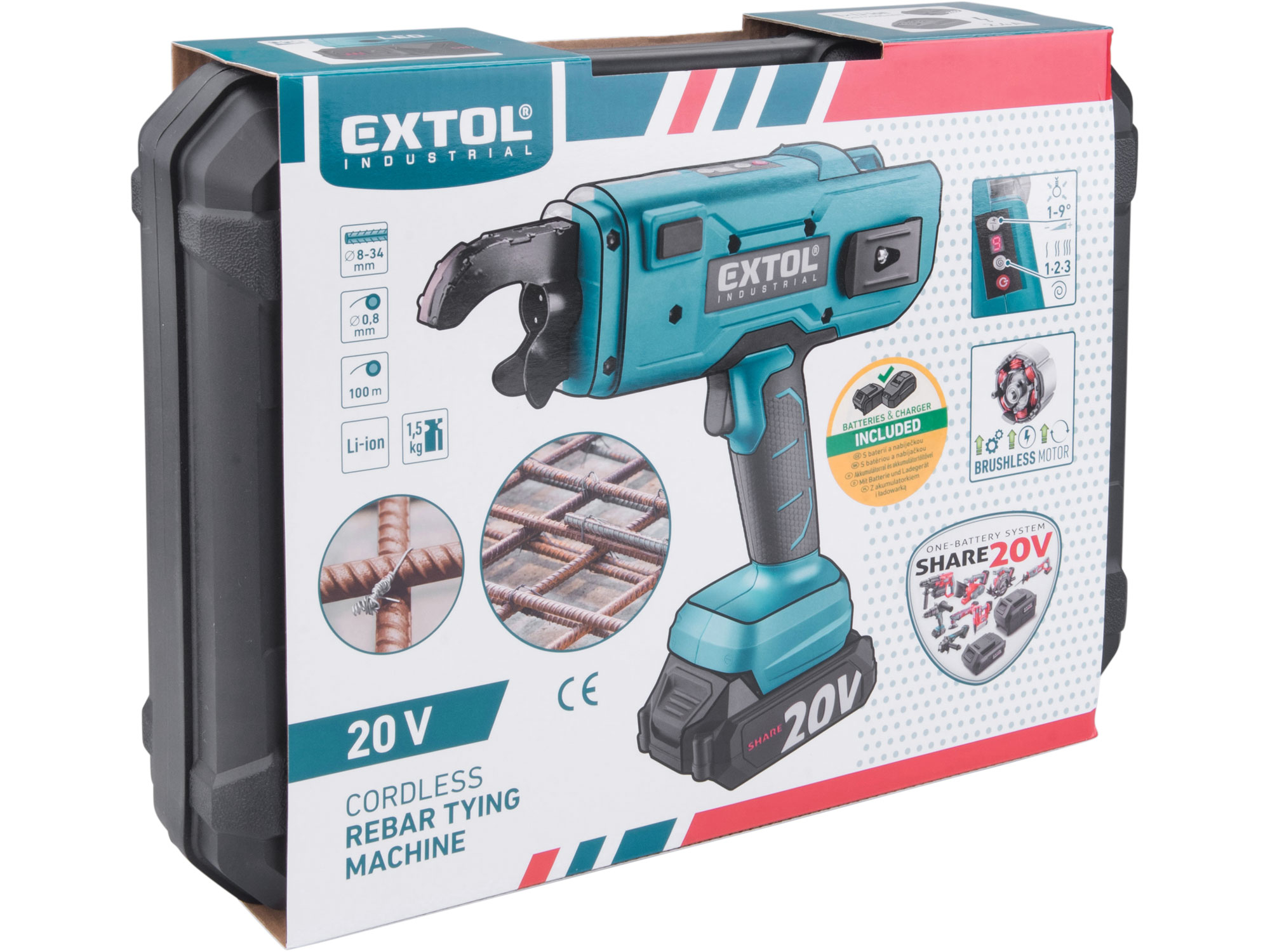 vazač armatur aku SHARE20V, BRUSHLESS, 2Ah - Obrázek 13