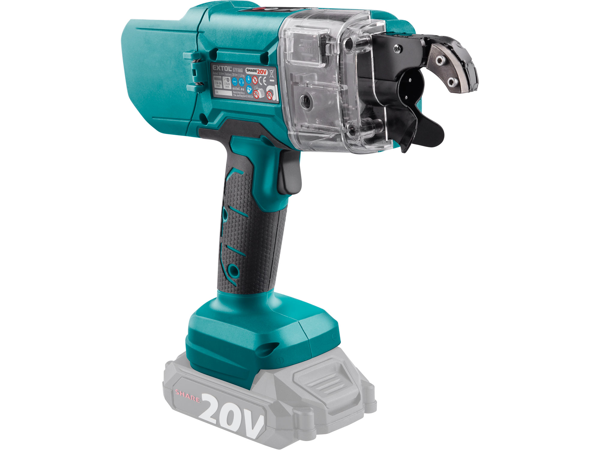vazač armatur aku SHARE20V, BRUSHLESS, bez baterie a nabíječky - Obrázek 9