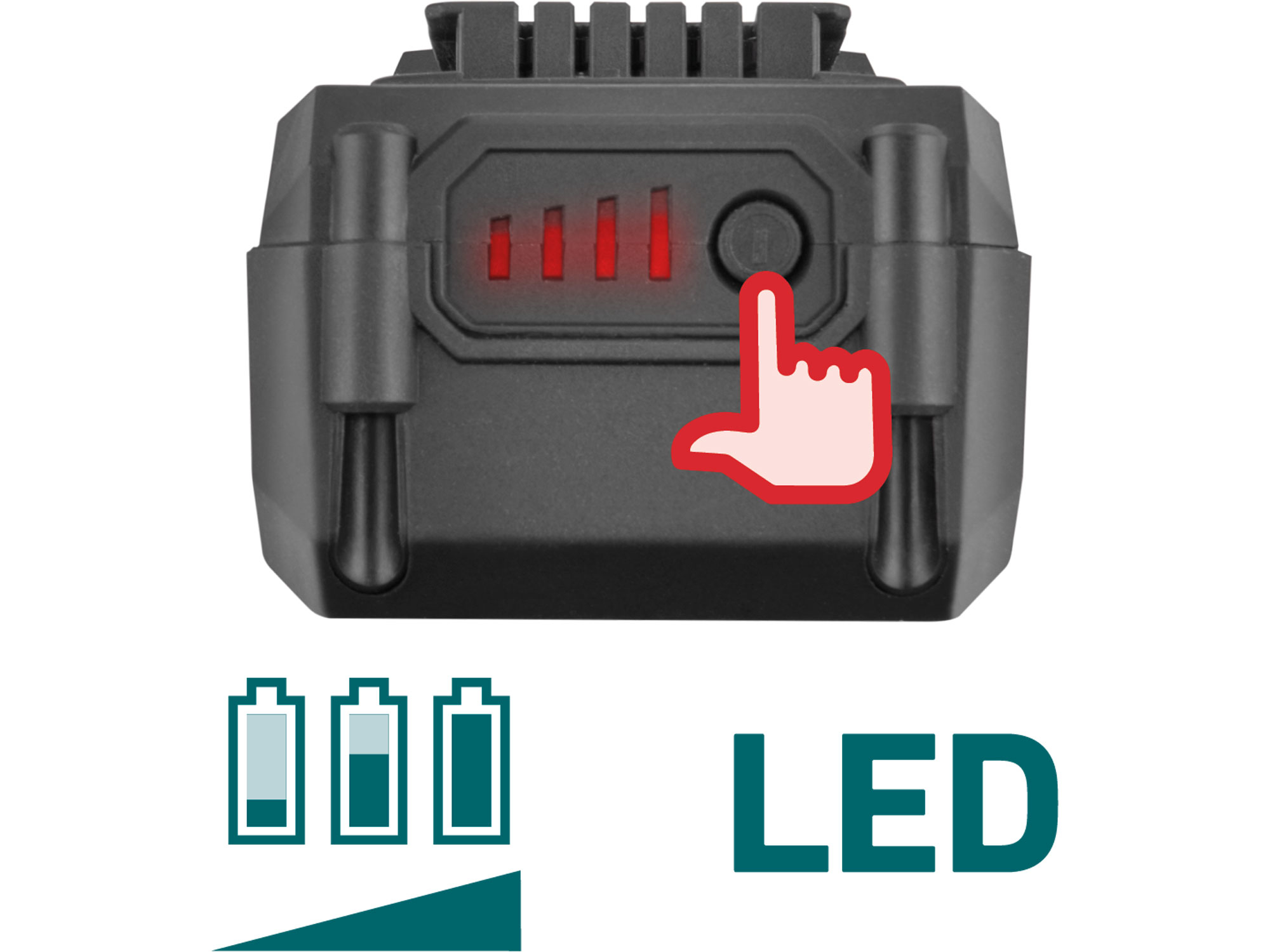 fukar aku SHARE20V, BRUSHLESS, bez baterie a nabíječky - Obrázek 6