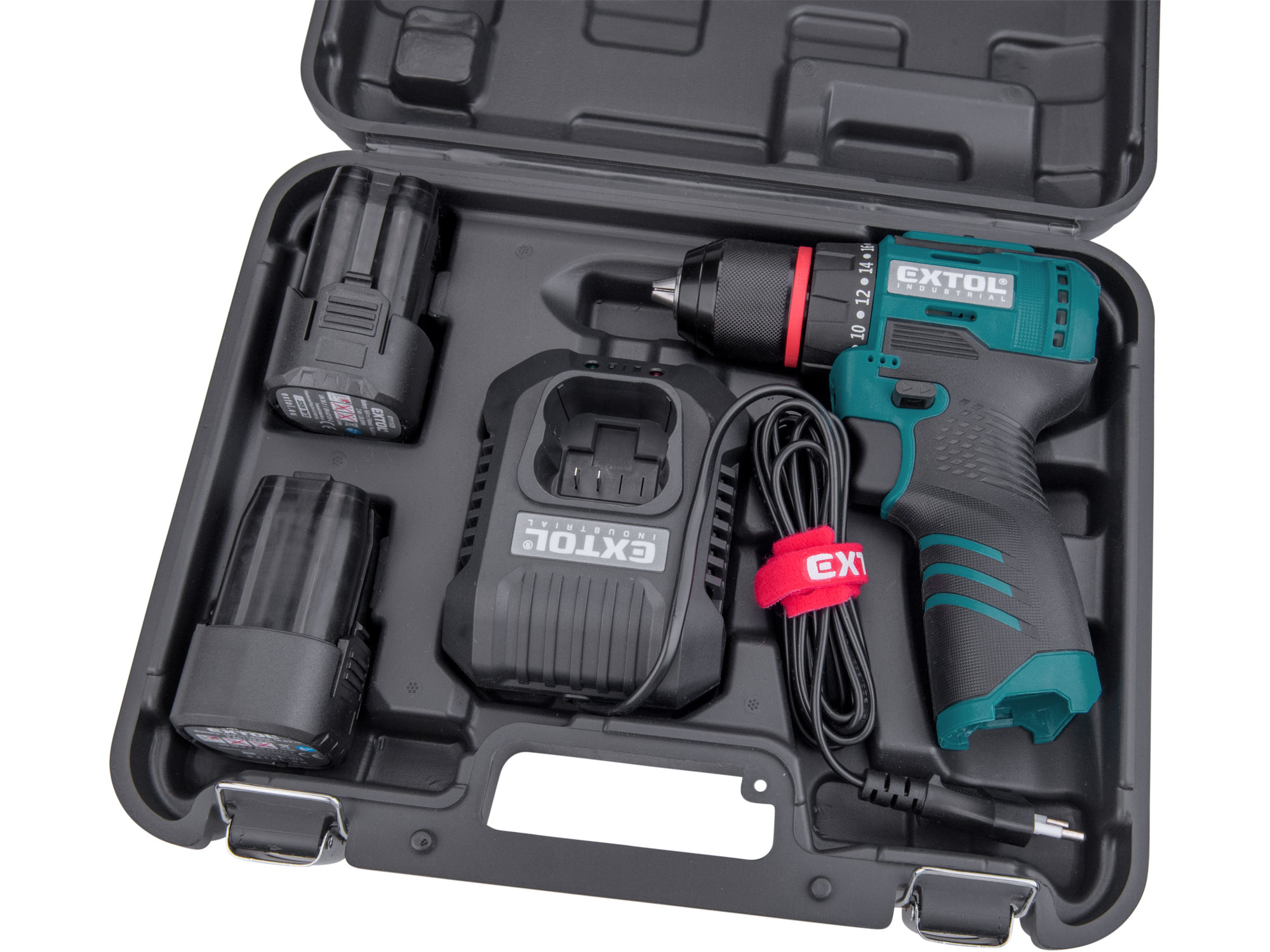 vrtací šroubovák aku, BRUSHLESS, 16V Li-ion, 2×2Ah - Obrázek 7