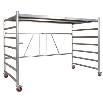 Skládací lešení široké JUMBO 250 x 135 cm | 1.80 / 3.80 m, Skládací lešení