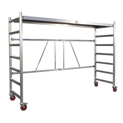 Skládací lešení úzké JUMBO 250 x 74 cm | 1.80 / 3.80 m, Skládací lešení