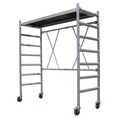 Skládací lešení úzké JUMBO 178 x 74 cm | 1.96 / 3.96 m, Skládací lešení