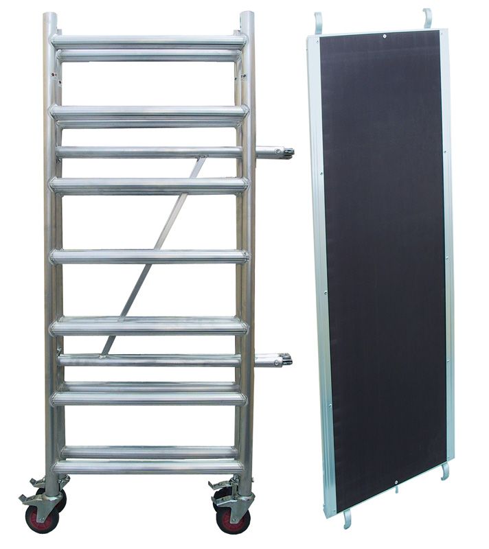 Skládací lešení úzké JUMBO 178 x 74 cm | 1.80 / 3.80 m, Skládací lešení - Obrázek 3