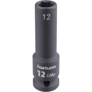 hlavice nástrčná rázová 1/2", 12mm, L 78mm, CrMoV